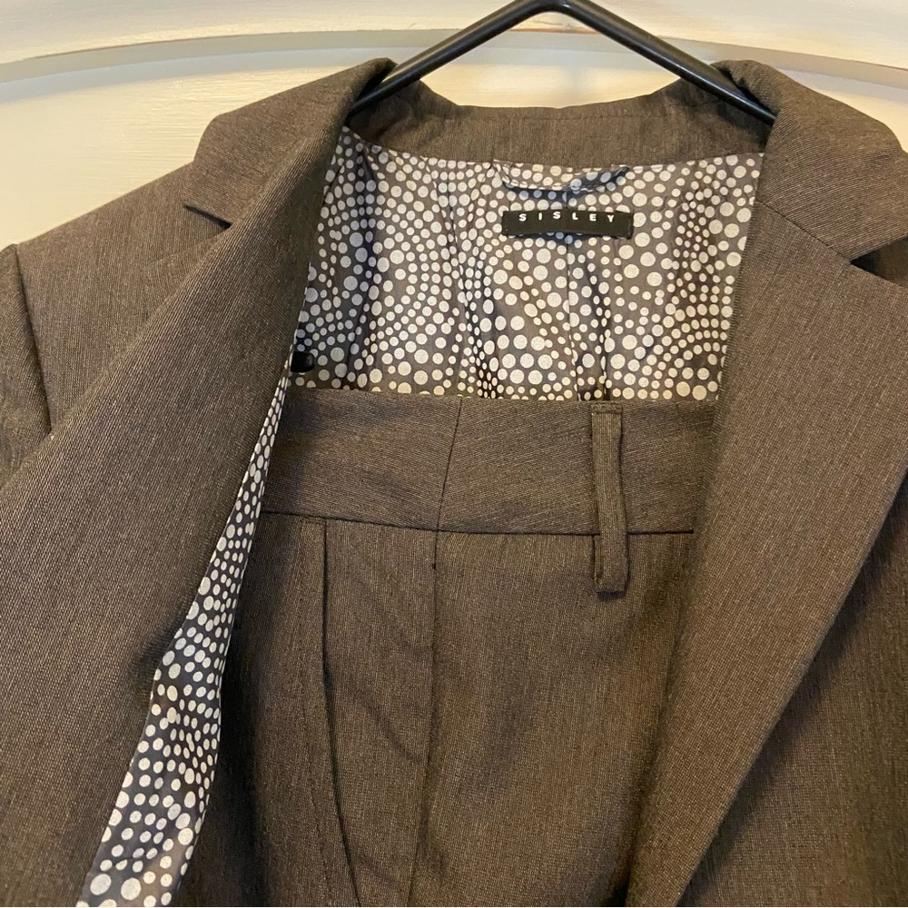 SISLEY Suit Jacket and Pants - Brown